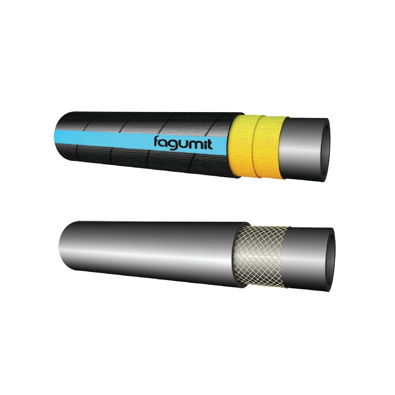 Wąż tłoczny do sprężonego powietrza i wody (guma czarna) FAGUMIT AQUAR