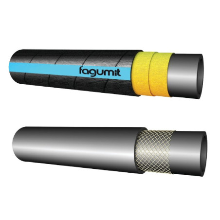 Wąż tłoczny do sprężonego powietrza i wody (guma czarna) FAGUMIT AQUAR