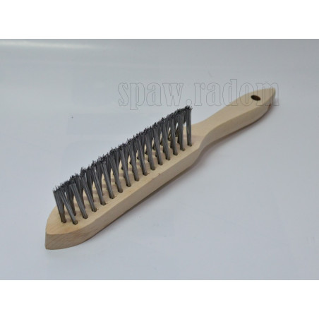 Szczotka 2 rzędowa do pachwin ze stali nierdzewnej (ALWP8403)