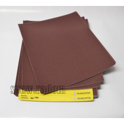 Płótno ścierne w arkuszu 280x230 KL 375 J metal/drewno KLINGSPOR