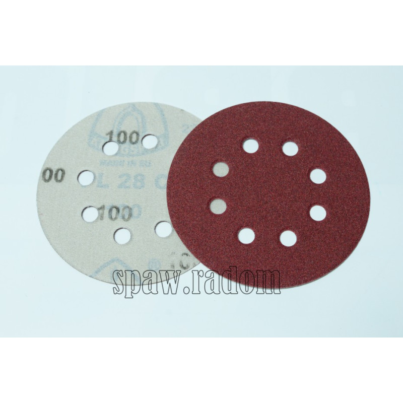 Krążek ścierny na rzep fi 125 PL 28CK S5 drewno KLINGSPOR