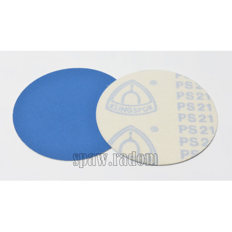 Krążek ścierny na rzep fi 125 PS 21FK stal nierdzewna KLINGSPOR