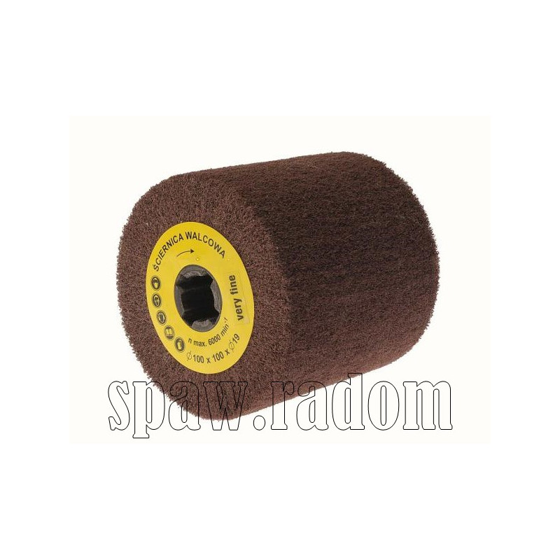 Ściernica walcowa z włókniny do satyniarki fi 100x100x19
