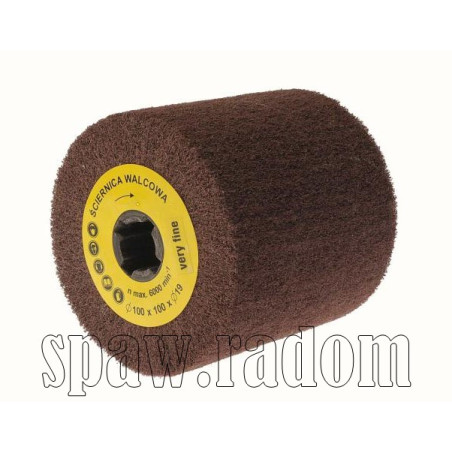 Ściernica walcowa z włókniny do satyniarki fi 100x100x19