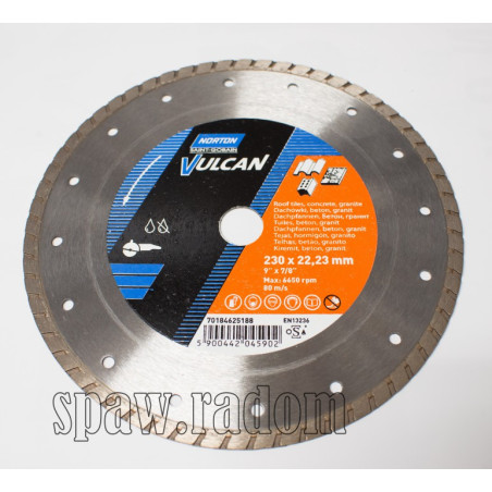 Tarcza diamentowa Vulcan Jet 230 x 22,23 NORTON (N0101)