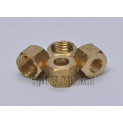 Nakrętka do końcówki wylotowej fi 8 na gwint 3/8 LH lewy gwint (IM0129)