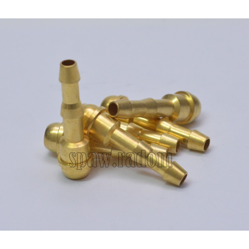 Końcówka wylotowa fi 6,3 do nakrętki na gwint 3/8 (IM0126)