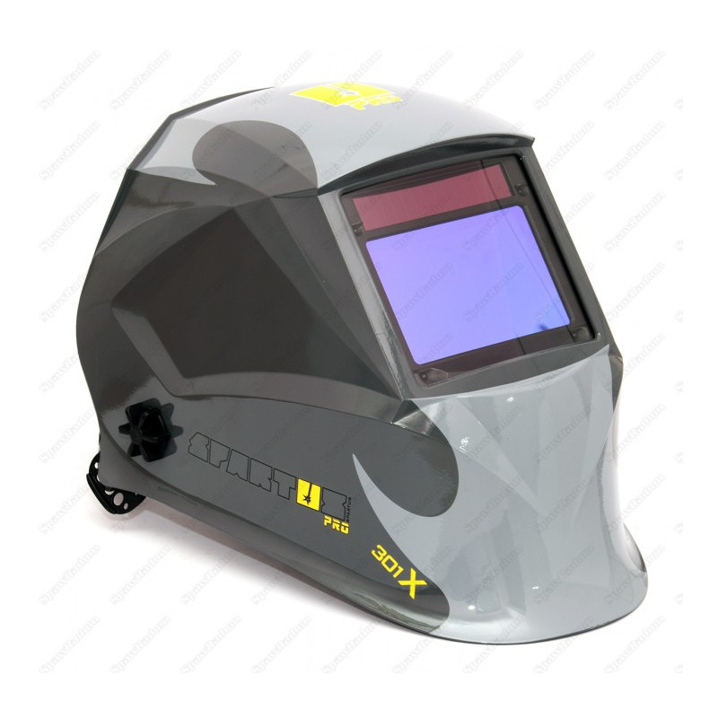 Przyłbica automatyczna SPARTUS Pro 301X szara 4 sensory 100x65mm 4-13DIN (NV0147)