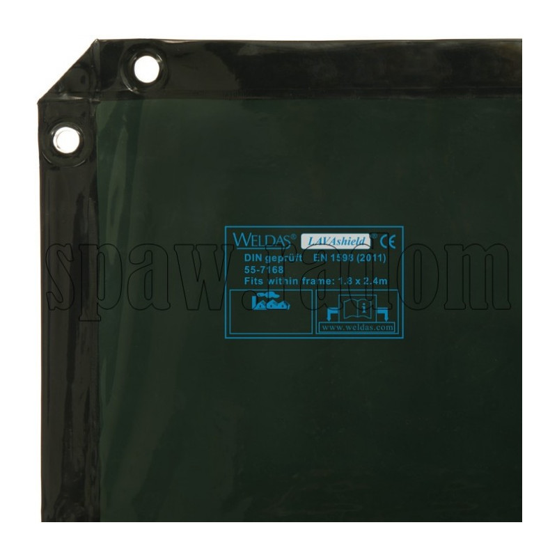 Kurtyna spawalnicza 1,74x2,34m Green WELDAS (W0327)