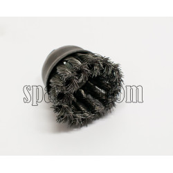 Szczotka doczołowa stalowa fi 50 na gwint M14 (S0001)