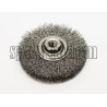 Szczotka tarczowa stalowa fi 110 z gwintem M14 (S0010)