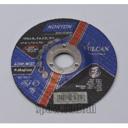 Tarcza do szlifowania metal/inox Vulcan 115x6.4x22.23 NORTON (N0041)