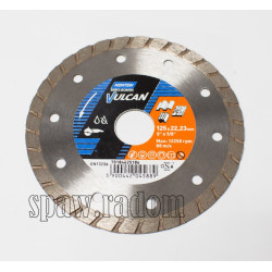 Tarcza diamentowa Vulcan Jet 125 x 22,23 NORTON (N0100)