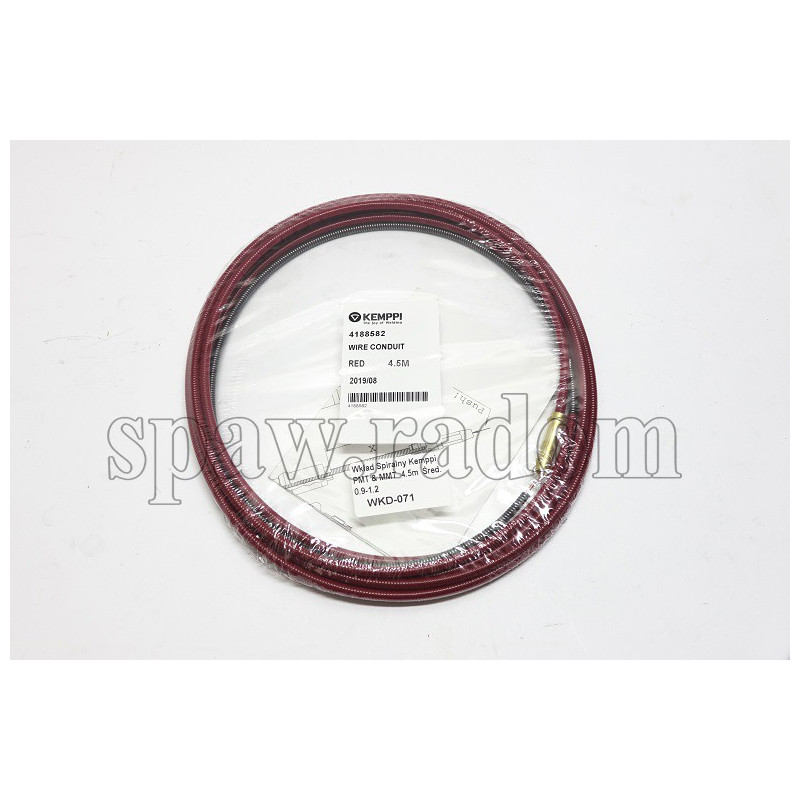 Prowadnik stalowy powlekany 4,5m czerwony (1,0-1,2) KEMPPI (KE4219)