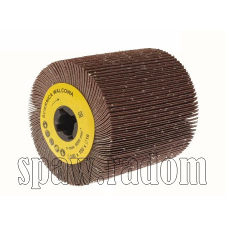 Ściernica walcowa z płótna do satyniarki fi 100x100x19
