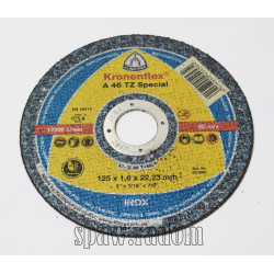 Tarcze do cięcia inox A46TZ Special 125x1,6x22,2 KLINGSPOR (K0022)