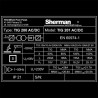 200A TIG 201AC/DC SHERMAN (TEC0102) + zestawy