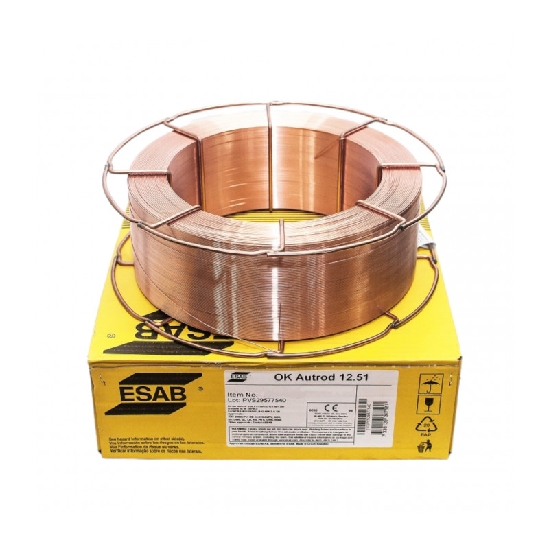 Drut do spawania SG2 OK AUTROD 12.51 0,8/15kg ESAB (ESAB0140)