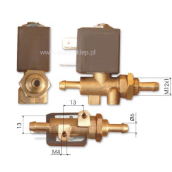 Elektrozawór do gazów osłonowych 12V DC (NV5288)