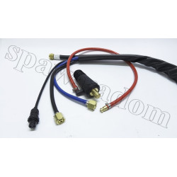 Uchwyt spawalniczy TIG 18/8m z wtykiem DINSE (320A) chłodzenie cieczą (T0301)