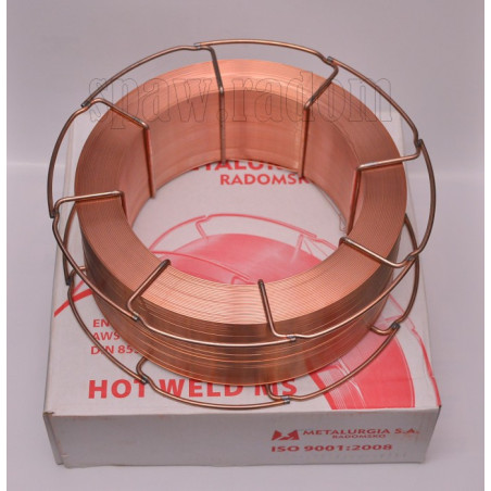 Drut do spawania SG3 0,8/15kg HOT WELD MS METALURGIA (M0080)
