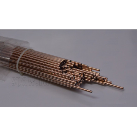 Drut spawalniczy miedziowany SpG1A w prętach fi 2,5 (cena za 1kg) (M0087)