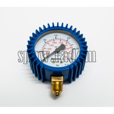Manometr tlenowy ciśnieniowy 315bar gwint 1/4 63mm (IMPORT) (IM0474)