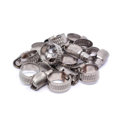 Zacisk ślimakowy (obejma, opaska) na węże przemysłowe W2 nierdzewny