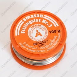 Lut miękki S-Sn97Cu3 do miedzi fi 2,0/ 100g (AM0011)