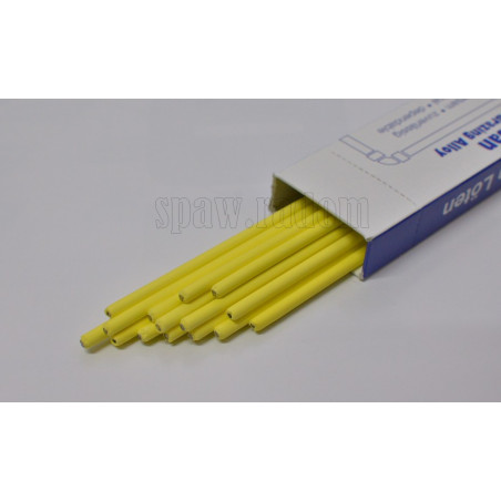 Lut srebrny otulony Ag-45 żółty lub biały 2,5 x 500 (AM0061) (cena za 1szt.)