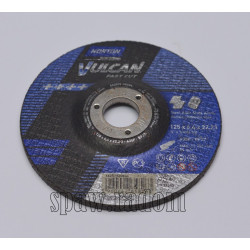 Tarcza do szlifowania metal/inox Vulcan 125x6.4x22.23 NORTON (N0042)