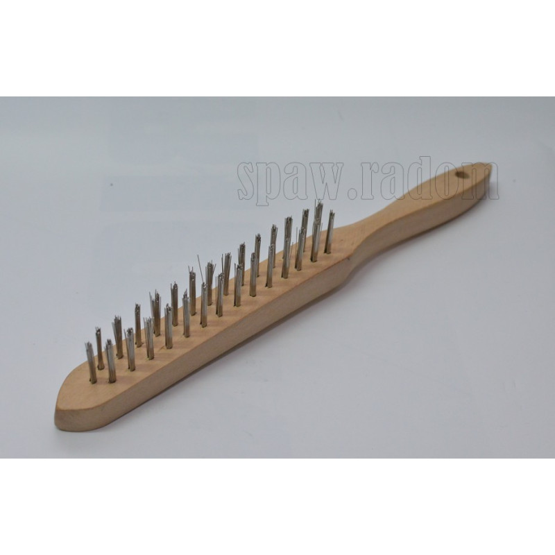 Szczotka druciana 2 rzędowa ze stali nierdzewnej (ALWP8405)