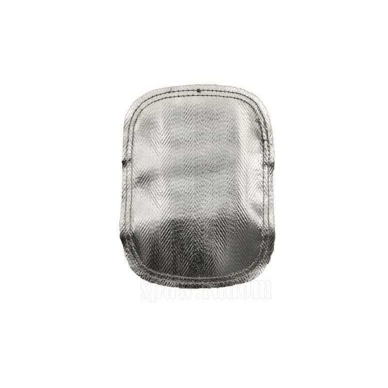Aluminizowana osłona na rękę odbijająca wysoką temperaturę, skóra od wewnątrz (W01011)