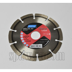 Tarcza diamentowa do betonu Vulcan Laser 125 x 22,23 NORTON (N0102)