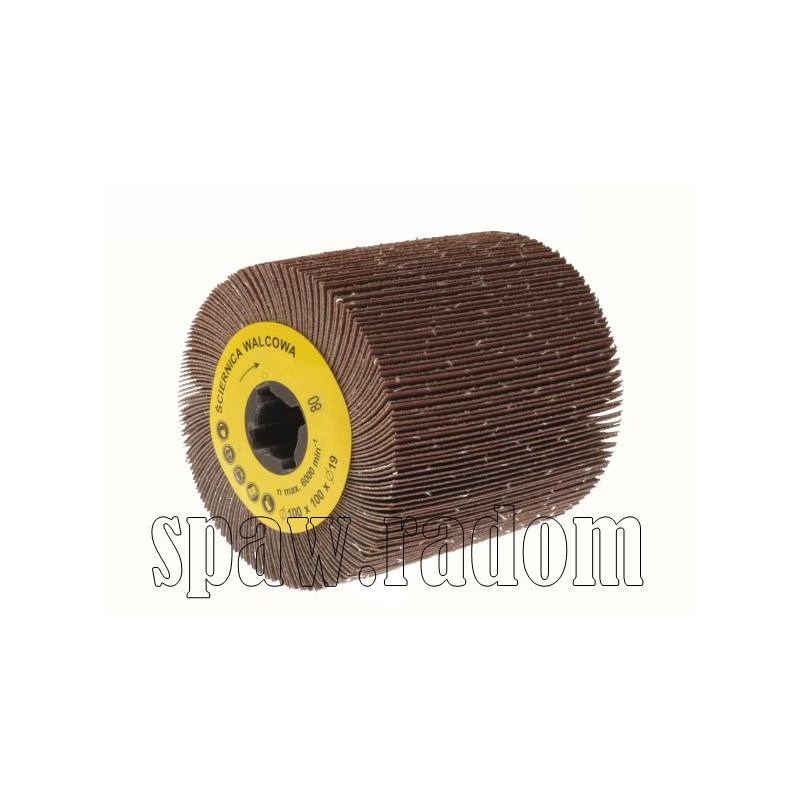 Ściernica walcowa z płótna do satyniarki fi 100x100x19