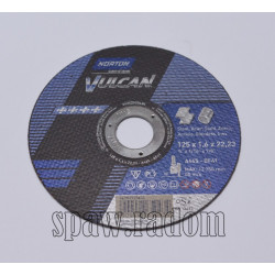 Tarcza do cięcia metal/inox Vulcan 125x1.6x22.23 NORTON (N0050)