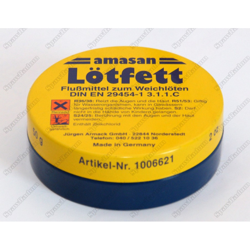 Tłuszcz do lutowania miękkiego 50g (AM0059)