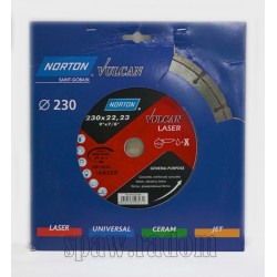 Tarcza diamentowa do betonu Vulcan Laser 230 x 22,23 NORTON (N0103)