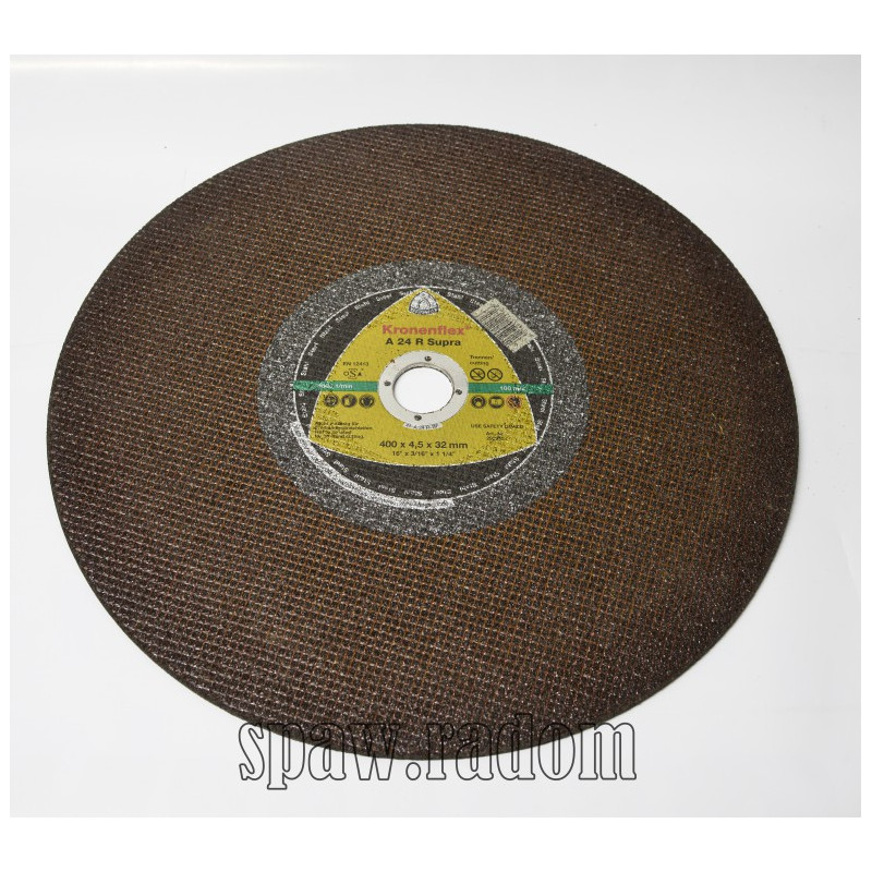Tarcze do cięcia stali A24R Supra 400x4,5x32 KLINGSPOR (K0016)