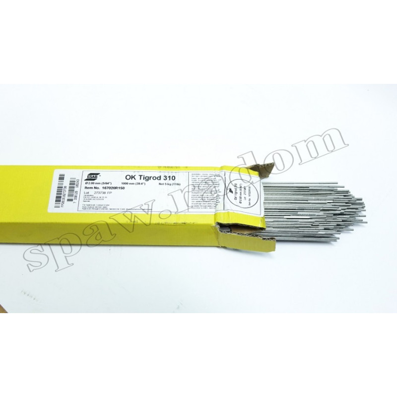 Drut do spawania OK TIGROD 310 fi 2,0/5kg (1150°C) ESAB (ESAB2286) (cena za 1kg)