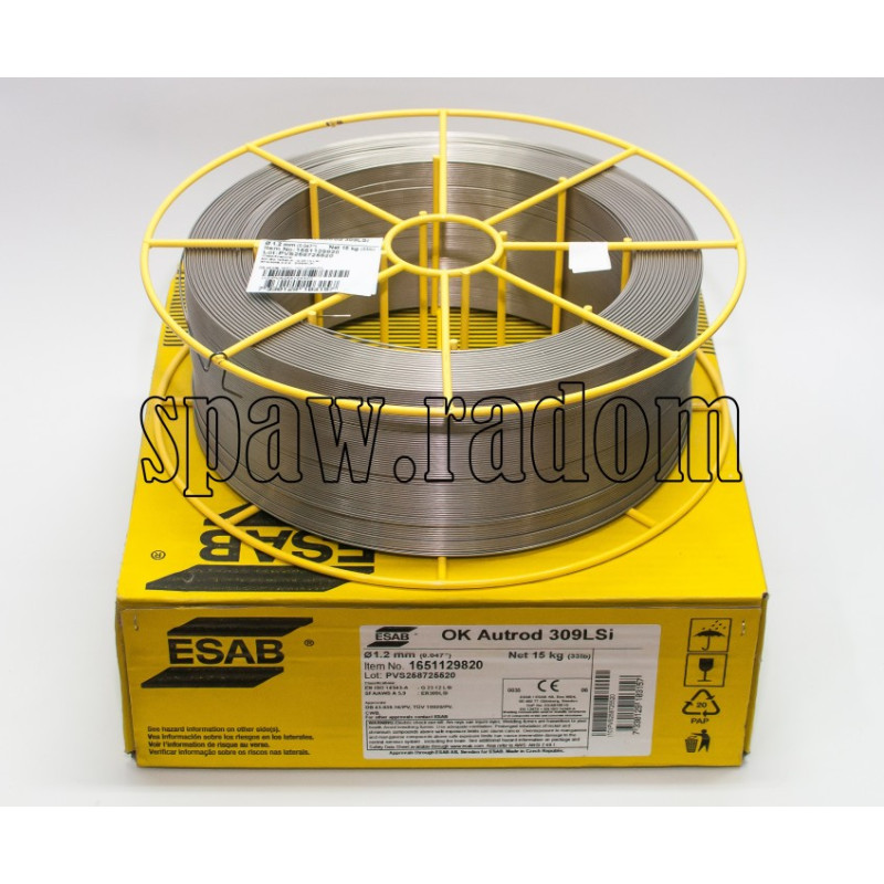Drut do spawania OK AUTROD 309LSi fi 1,2/15kg ESAB (ESAB2267)