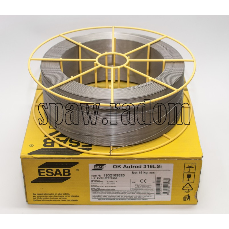 Drut do spawania OK AUTROD 316LSi fi 1,2/15kg ESAB (ESAB2264)