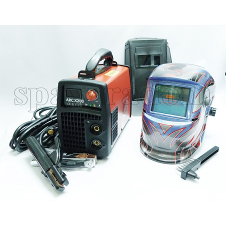 200A Spawarka ARC MMA ADORE X/200 IGBT + przyłbica autom. WELDER FANTASY (WF0247)