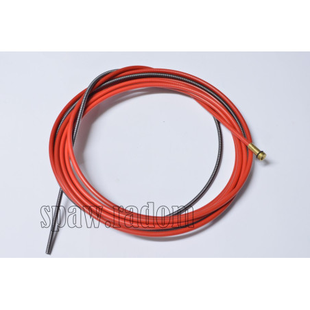 Wkład stalowy powlekany czerwony (do drutu 1,0-1,2) dł. 4m (IM0246)