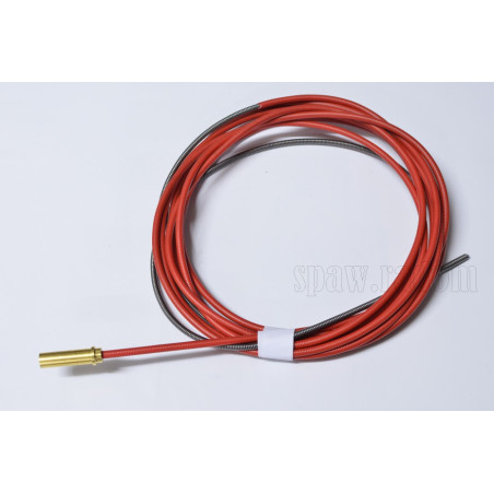 Prowadnik stalowy powlekany 3m czerwony (1,0-1,2) pasujący do KEMPPI (NV0511)