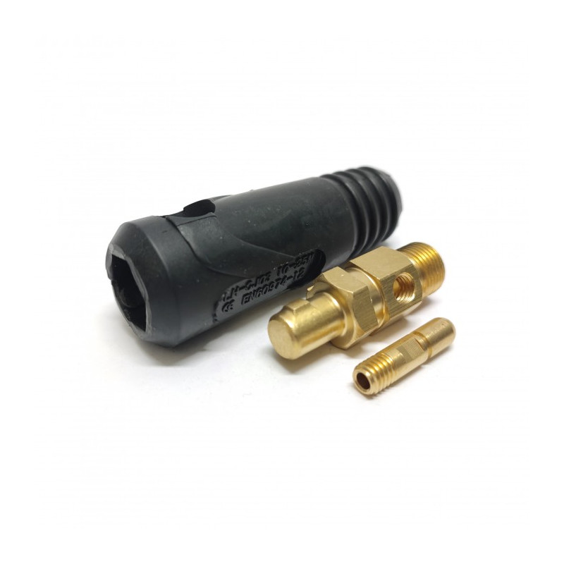 Wtyk DINSE SK25 M12x1 do uchwytów spawalniczych TIG (IM0012)