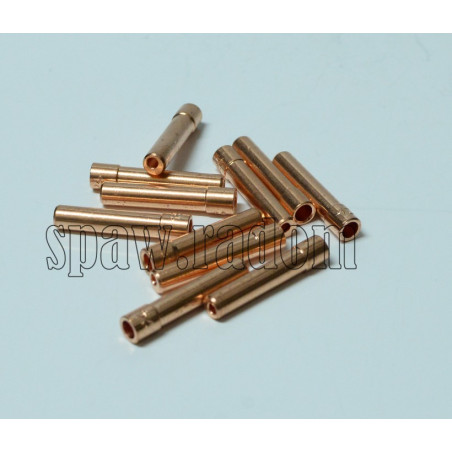 Tulejka zaciskowa TIG 17/18/26 do soczewki - wersja krótka