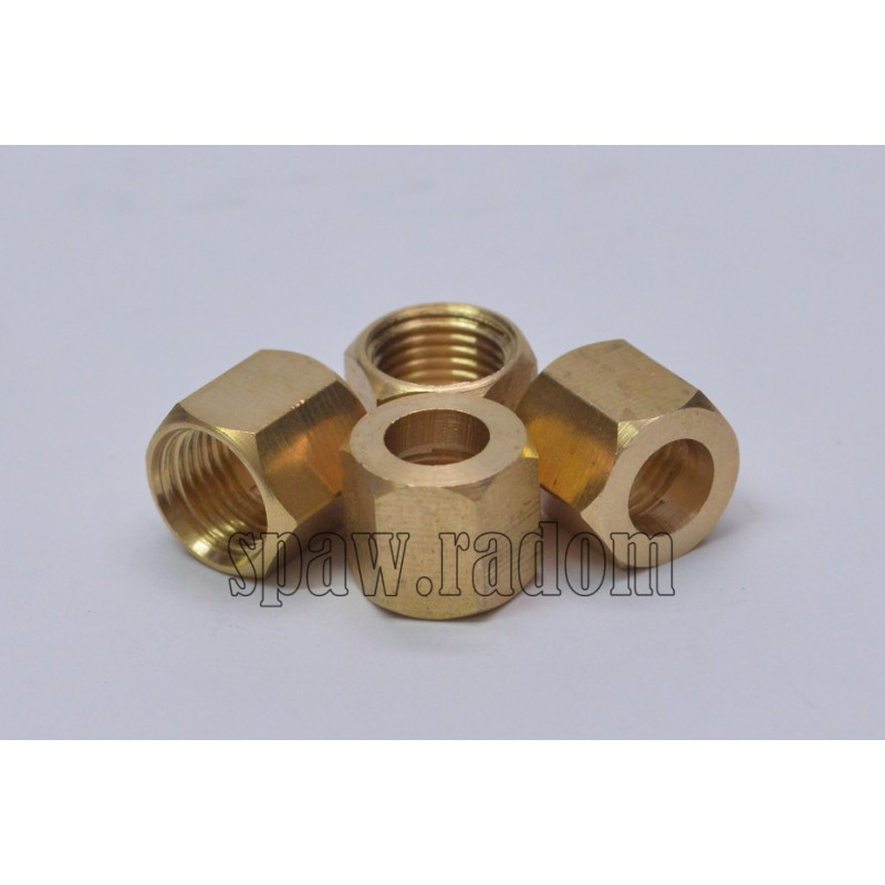 Nakrętka do końcówki wylotowej fi 6,3 na gwint 1/4 RH prawy gwint (IM0128)