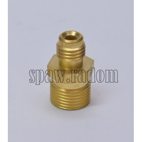 Króciec wylotowy do reduktora gwint 3/8 LH lewy (PER2031)