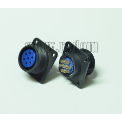 Gniazdo sterowania (żeńskie na urządzenie) 7pol Amphenol (NV4796)